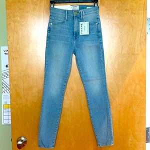 NWT FRAME Ali High Rise Cigarette